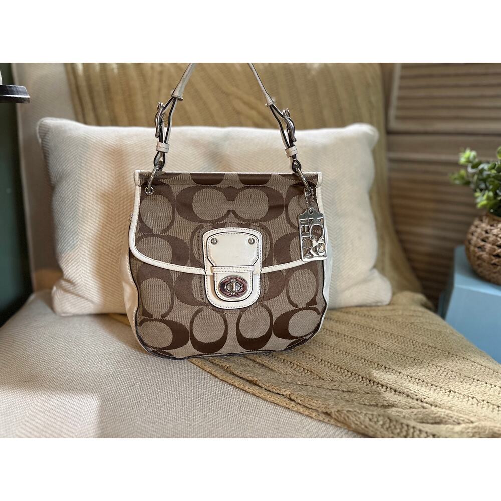 Coach 70th Anniversary Limited Edition Willis 19034 - Ivory/Tan/Khaki